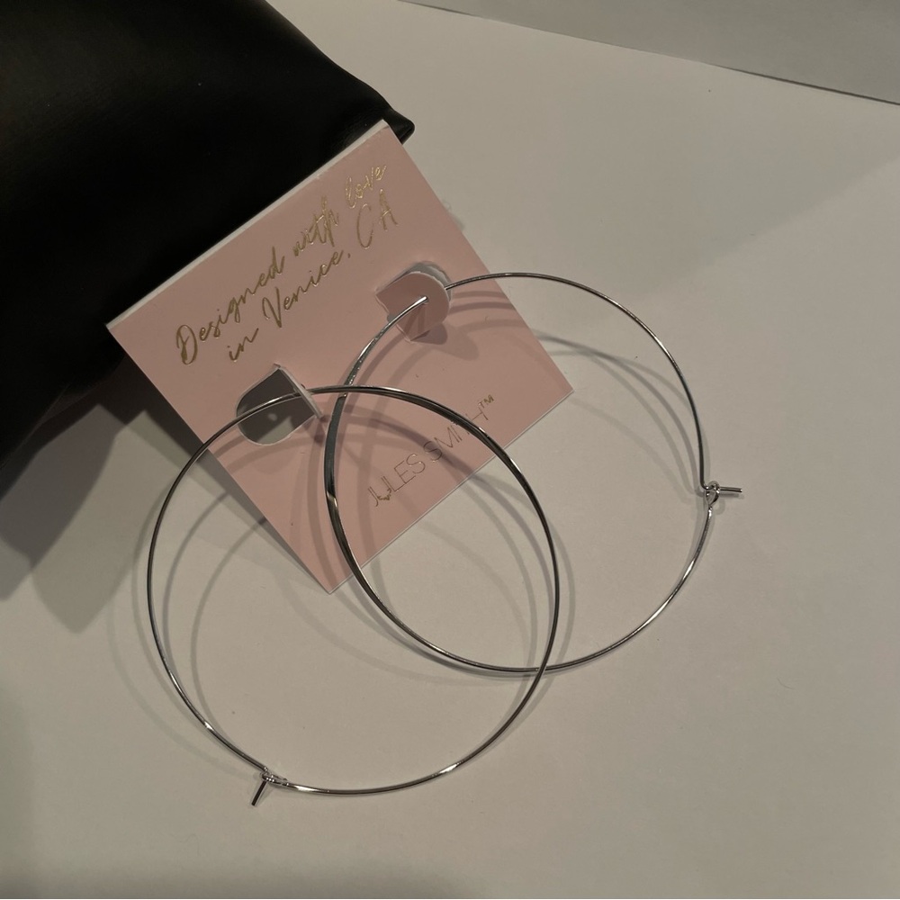 Silver Hoop Earrings